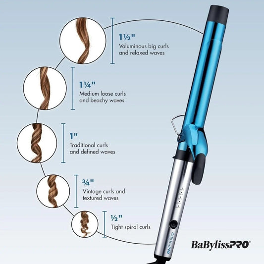 BabylissPro Nano-Titanium Curling Iron